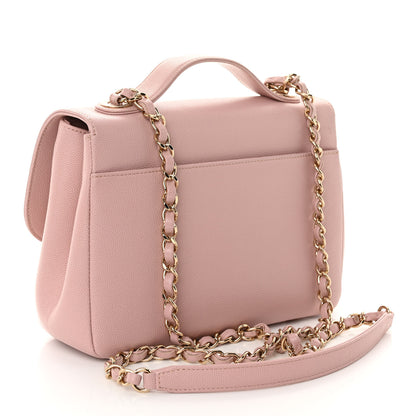 Chanel Caviar Quilted Medium Business Affinity Flap Light Pink 3 of 9