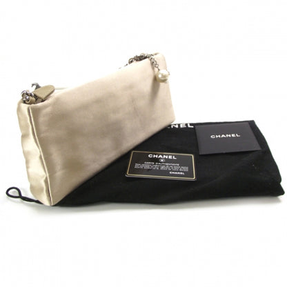 Chanel Satin Pearl CC Evening Bag 3 of 12