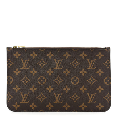 Louis Vuitton Monogram Neverfull MM GM Pochette 1 of 10