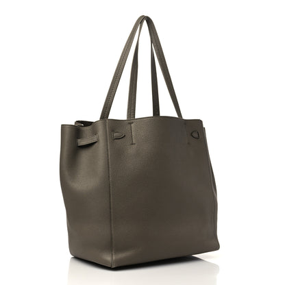Celine Soft Grained Calfskin Small Belt Cabas Phantom Taupe 2 of 10