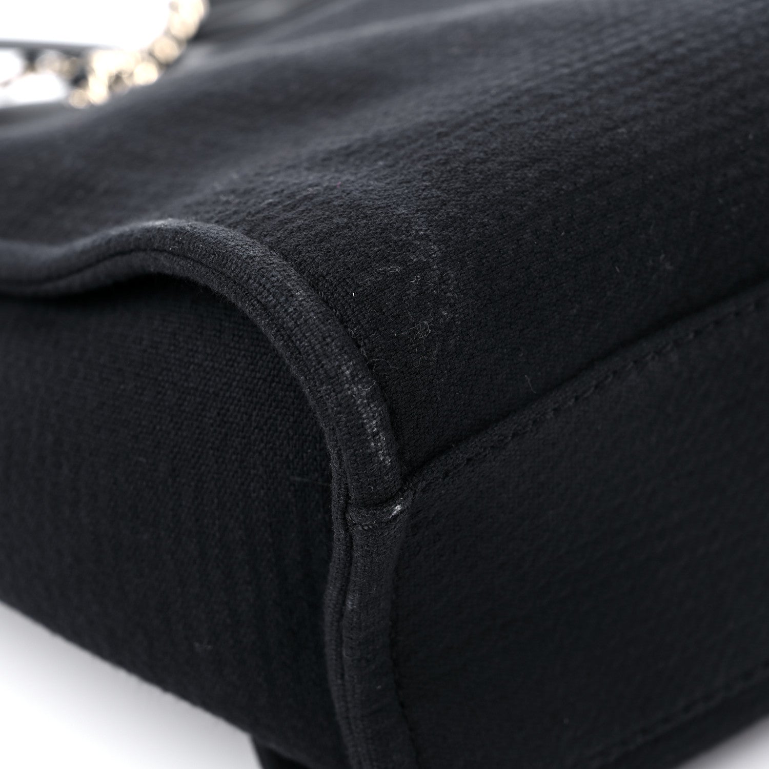 Chanel Mixed Fibers Small Deauville Tote Black 11 of 14