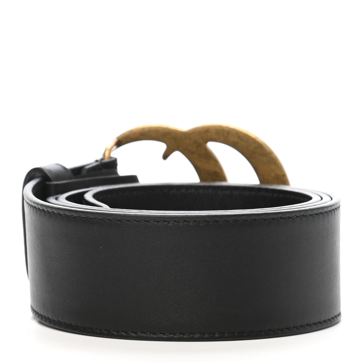 Gucci Calfskin Double G 40mm Belt 80 32 Black 2 of 7
