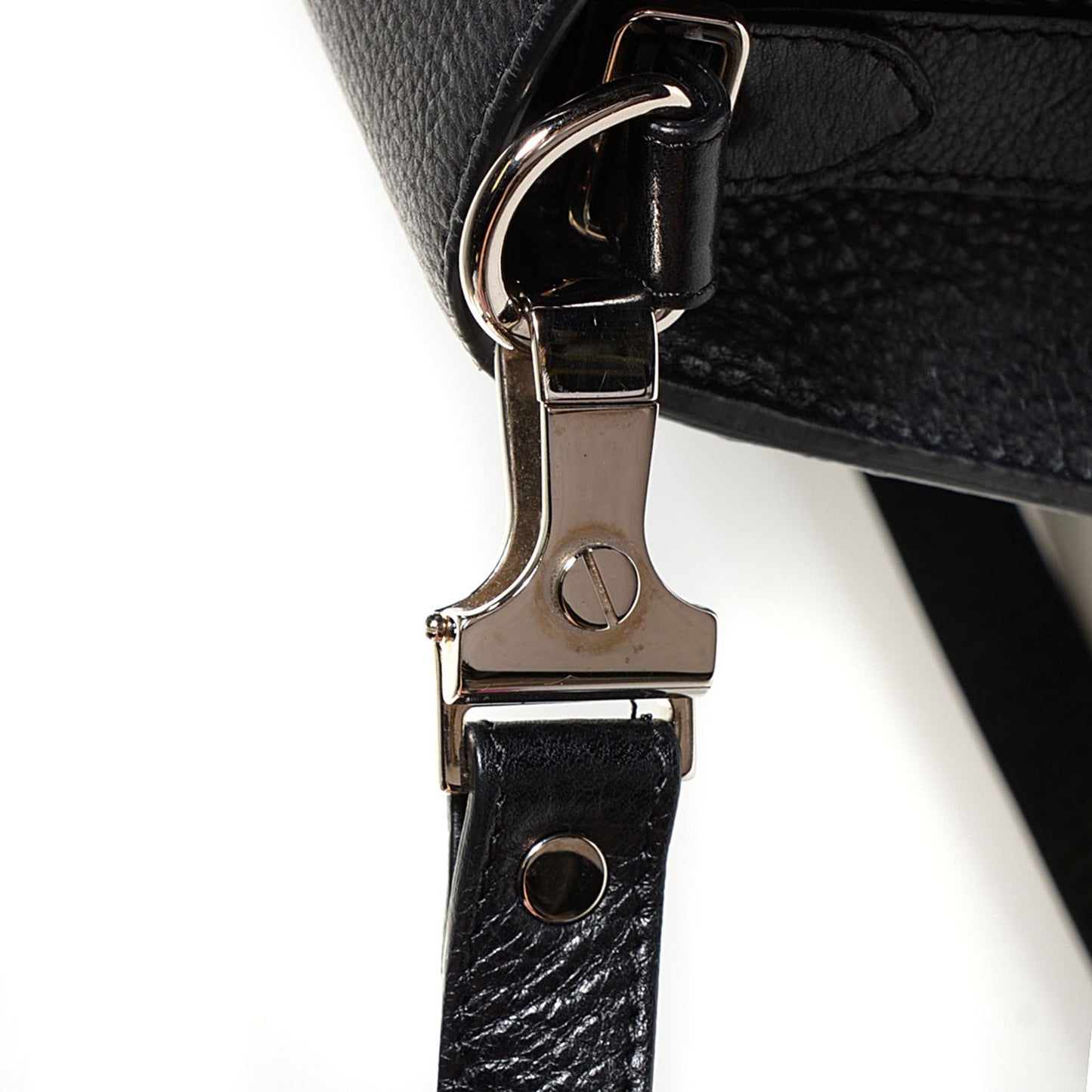 Calfskin PS11 Mini Classic Shoulder Bag Black