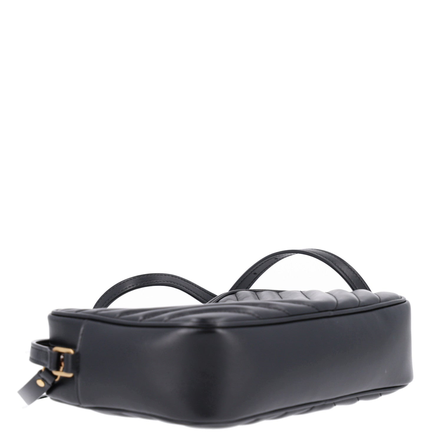 Saint Laurent Calfskin Matelasse Monogram Lou Camera Bag Black 4 of 10