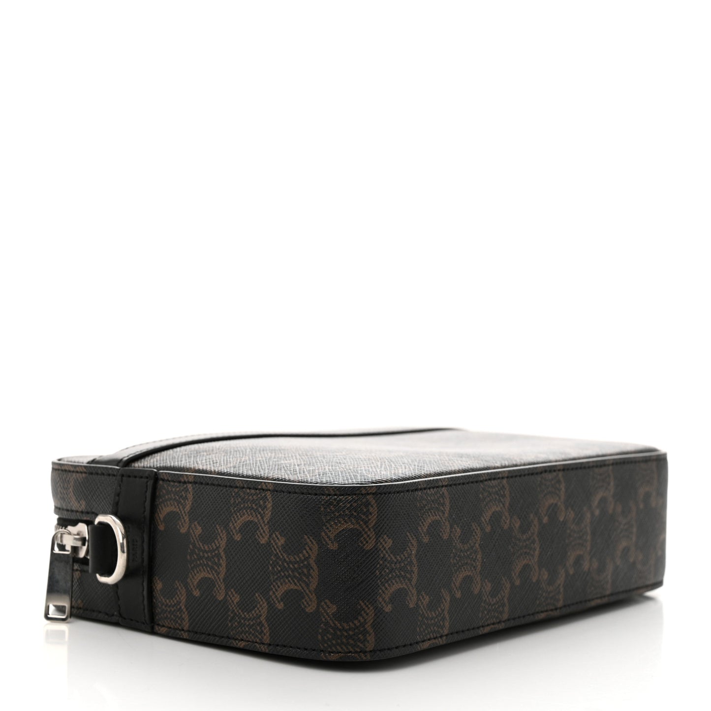 Triomphe Canvas Small Messenger Bag Black