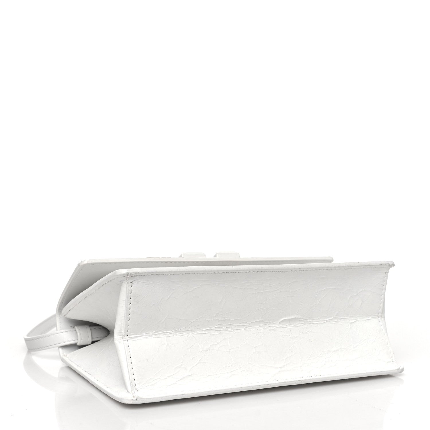 Off-White Aged Calfskin Jitney 1.4 Shoulder Bag Silver 3 of 13