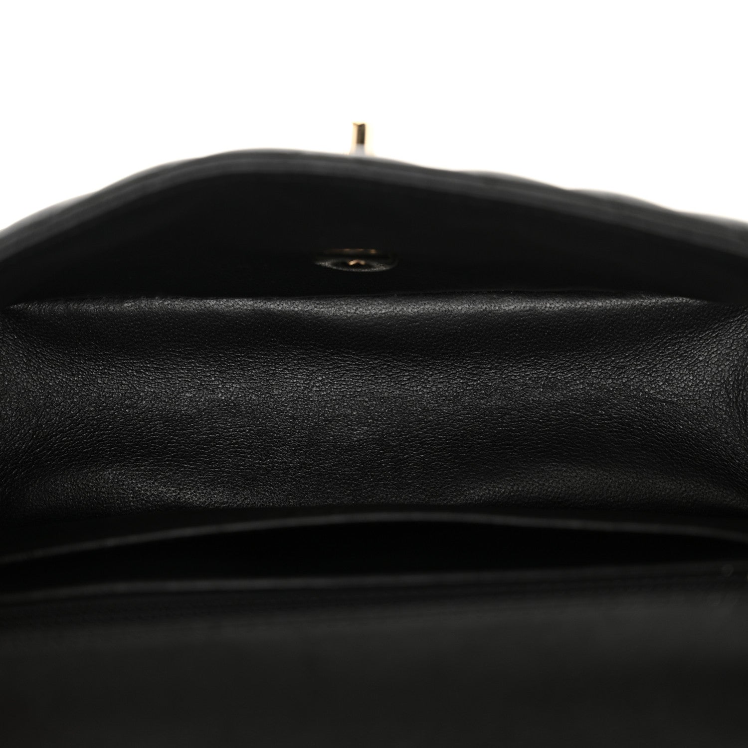 Chanel Lambskin Chevron Quilted Mini Rectangular Flap Black 5 of 11