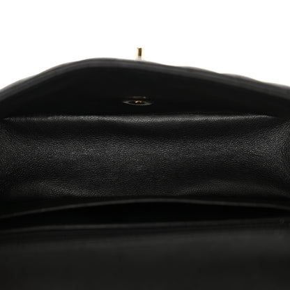 Chanel Lambskin Chevron Quilted Mini Rectangular Flap Black 5 of 11