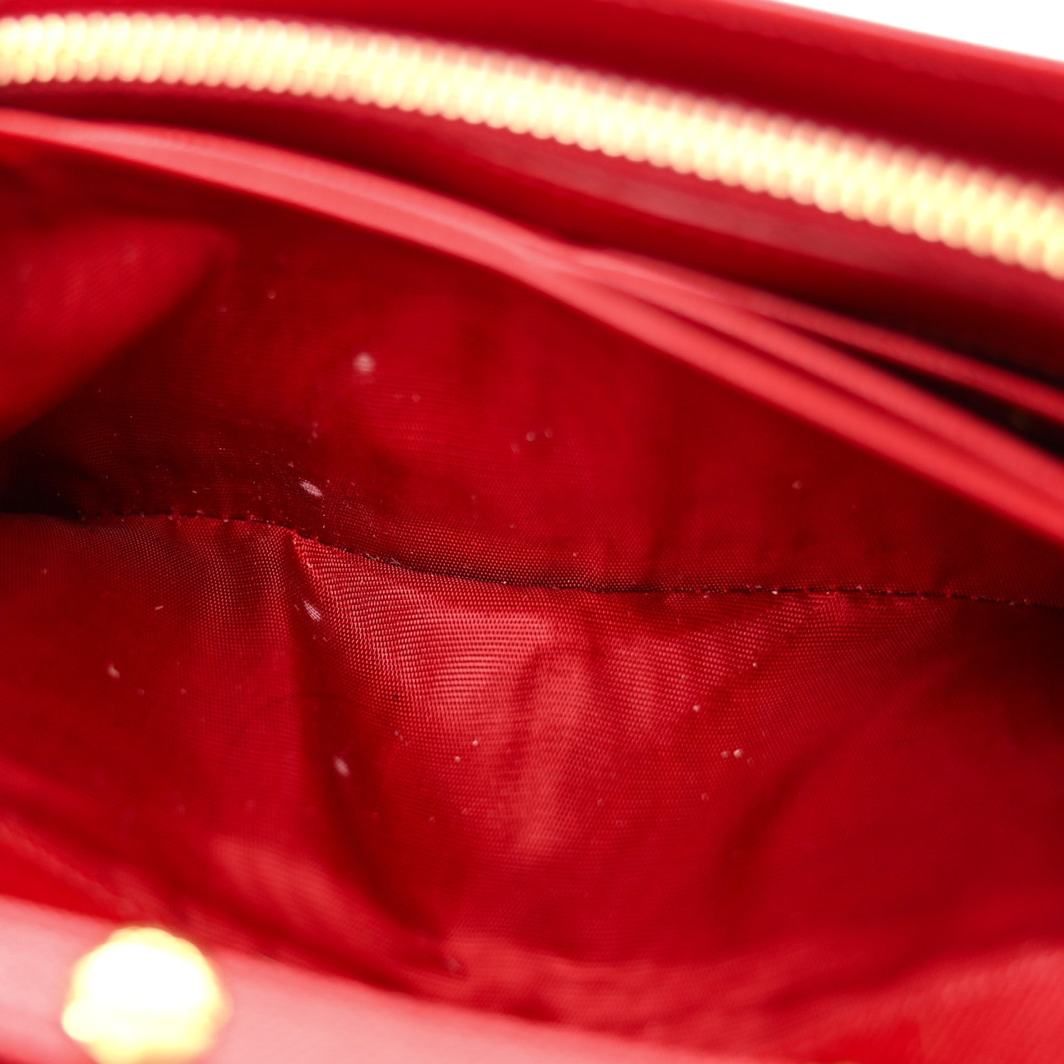 Prada Saffiano Wallet on Chain Fuoco 5 of 11