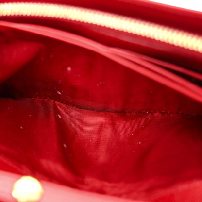 Prada Saffiano Wallet on Chain Fuoco 5 of 11