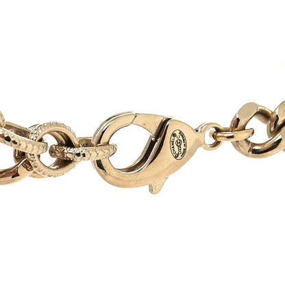 Chanel Crystal CC Lock Short Necklace Black Gold 4 of 5