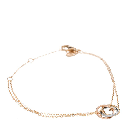 Cartier 18K Pink Yellow White Gold Trinity Bracelet 1 of 4