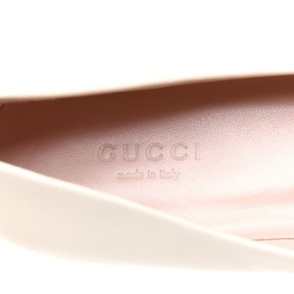 Gucci Calfskin Horsebit Ballerina Flats 38 White 7 of 13