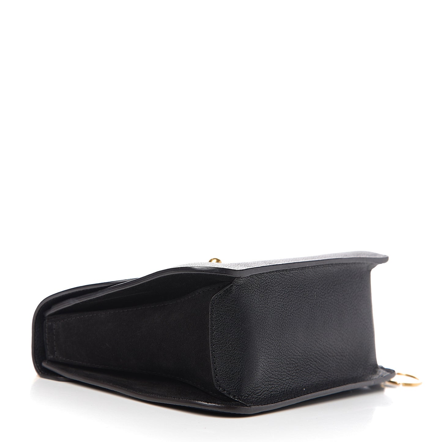 Goatskin Medium Mily Shoulder Bag Black