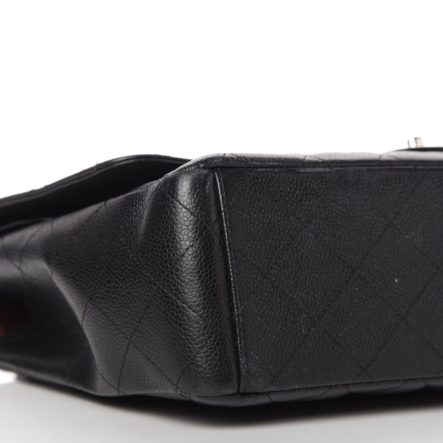 Caviar Quilted Maxi Double Flap Black