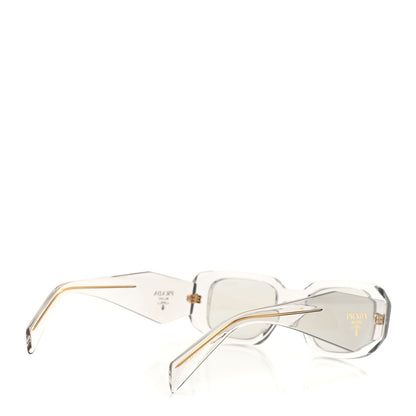 Prada Acetate Symbole Sunglasses SPR 17W Transparent Gold 4 of 7