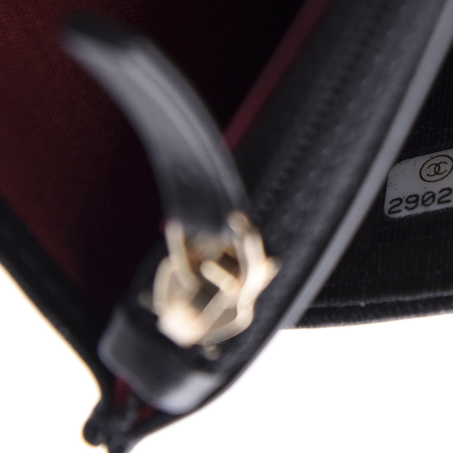 Chanel Goatskin Quilted 19 Wallet On Chain WOC Black 10 of 12