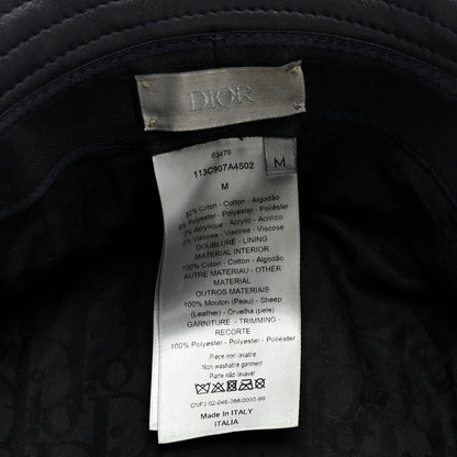 Christian Dior Oblique Jacquard Bucket Hat M Blue 8 of 8