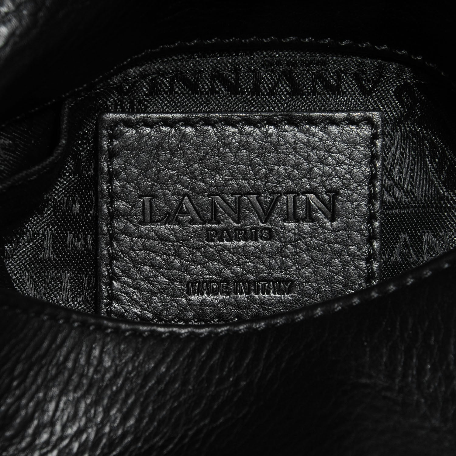 Lanvin Leather Happy Mini Pop Crossbody Black 6 of 6