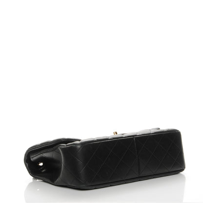 Chanel Lambskin Quilted Jumbo Single Flap Black 4 of 12