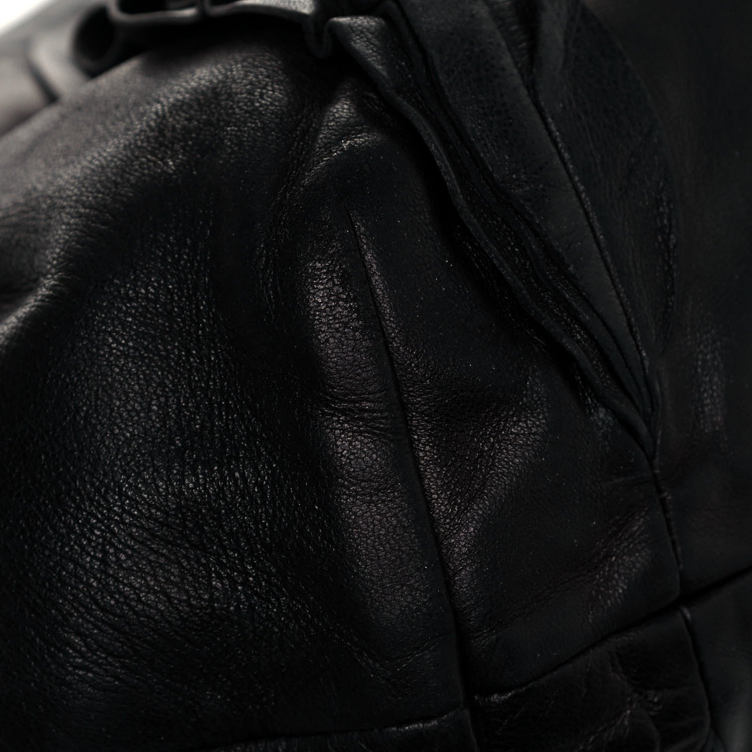 Prada Nappa Ruffle Hobo Black 11 of 15