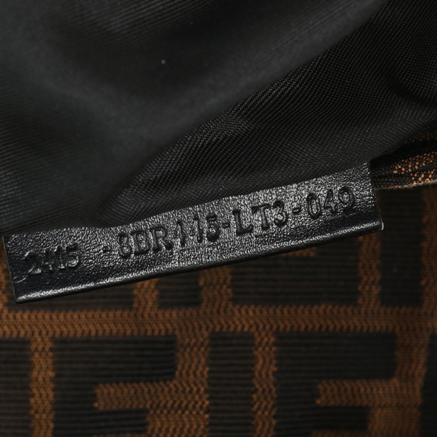 Zucca Sequin Chef Shoulder Bag Tobacco