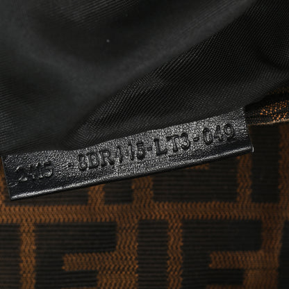 Fendi Zucca Sequin Chef Shoulder Bag Tobacco 7 of 11