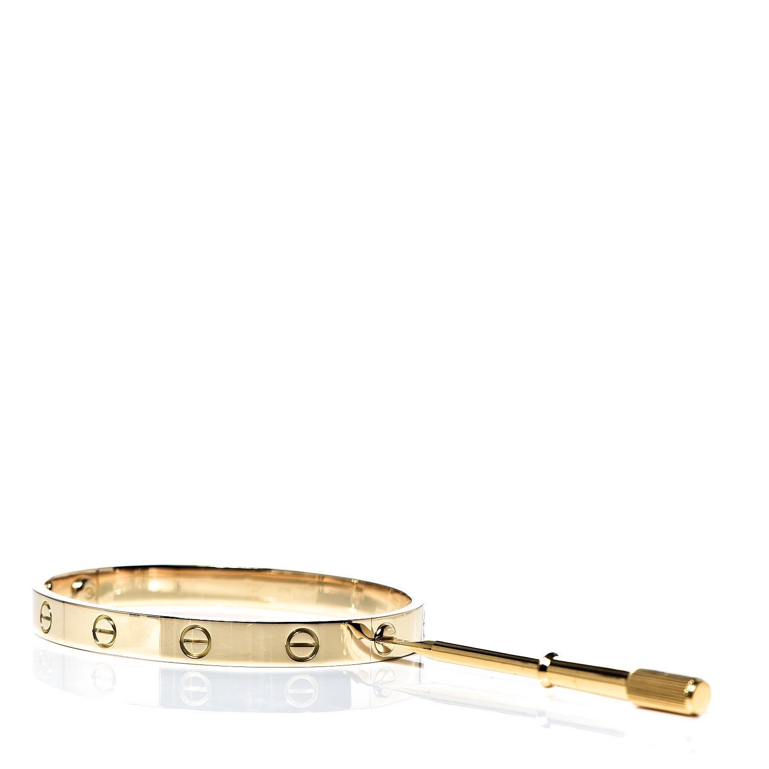 Cartier 18K Yellow Gold LOVE Bracelet 17 4 of 6