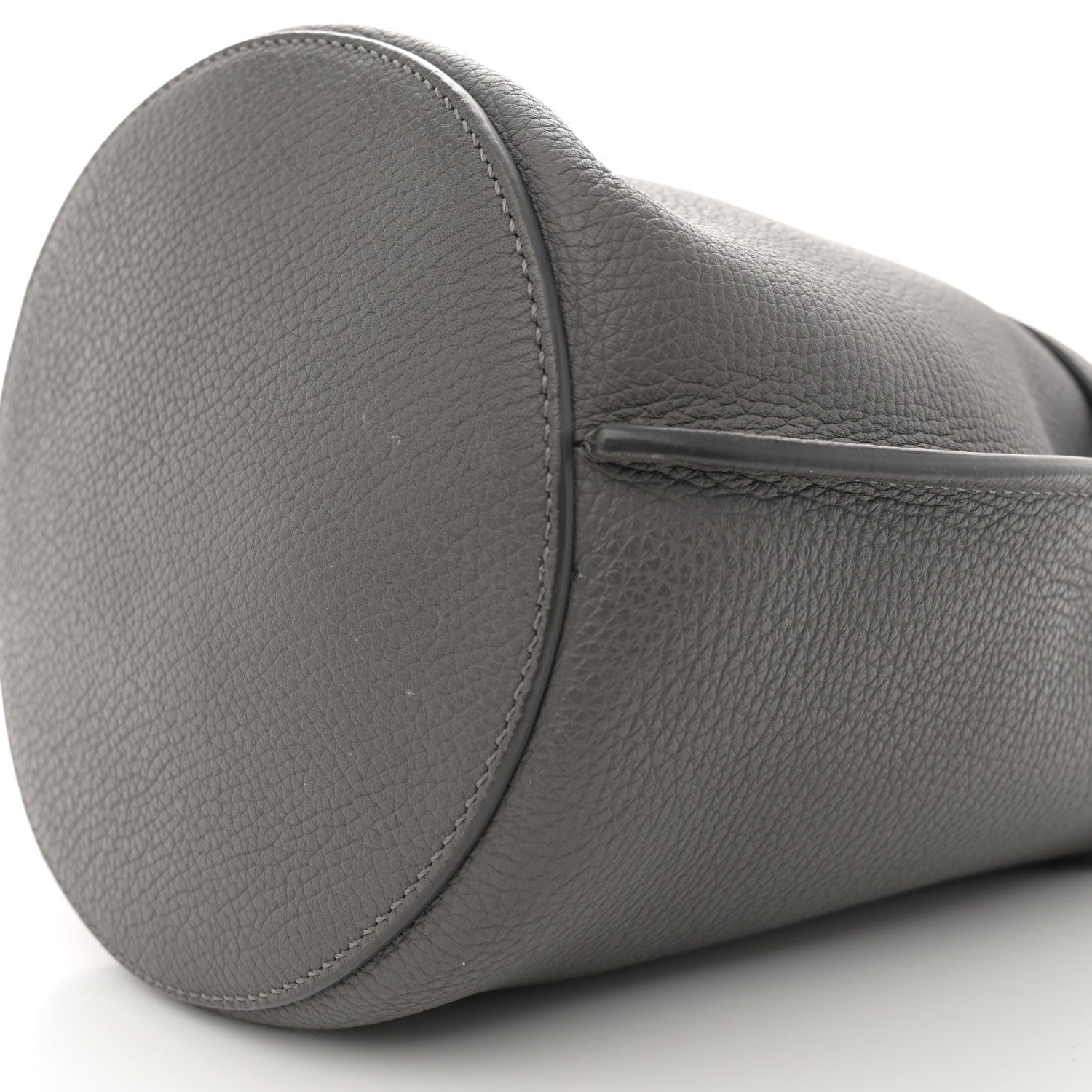 Celine Supple Grained Calfskin Nano Big Bag Bucket Grey 9 of 10