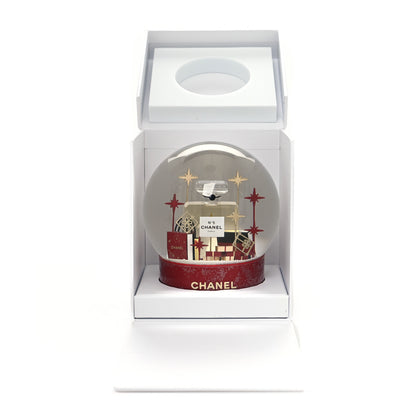 Chanel Glass N°5 Perfume Bottle Snow Globe Red 8 of 8