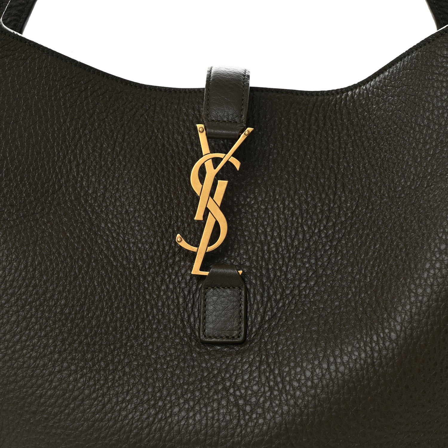 Saint Laurent Grained Deerskin Bea Tote Musk 8 of 10
