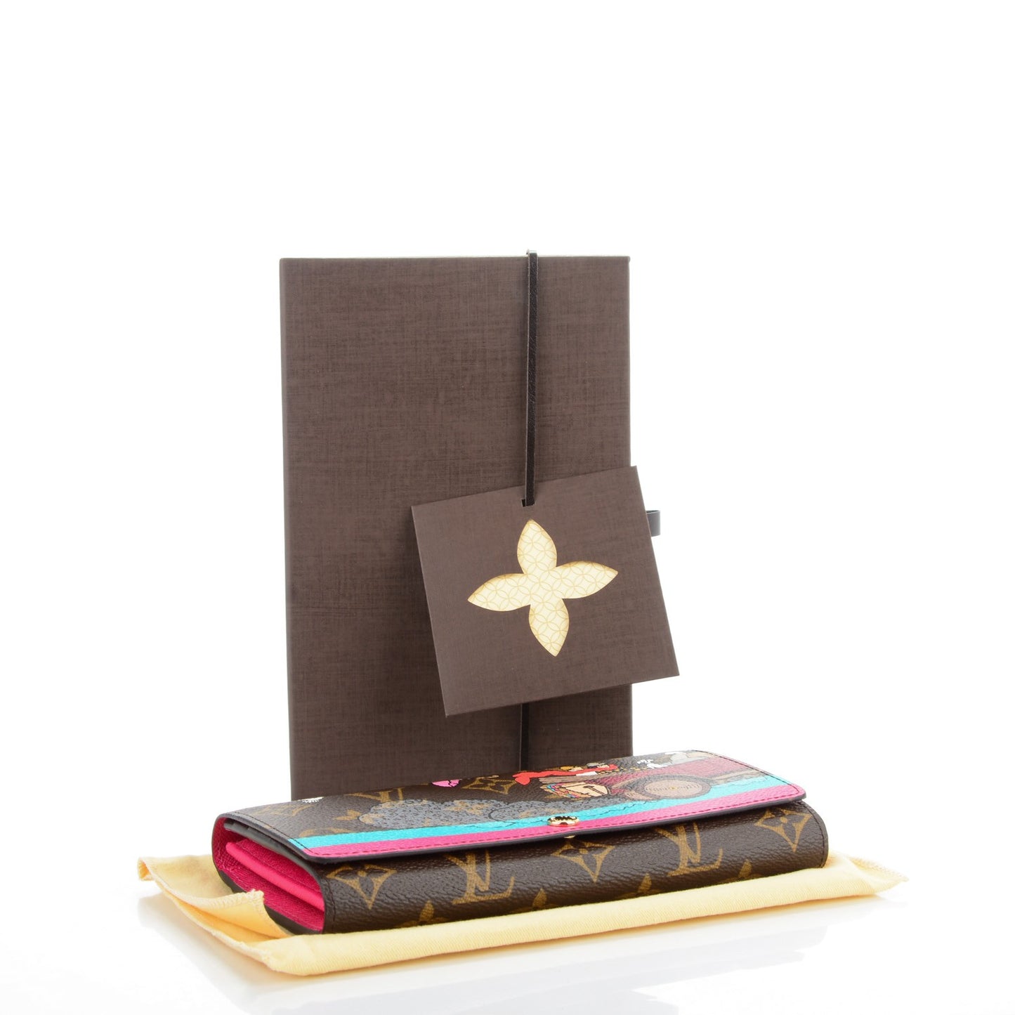 Monogram 2015 Christmas Animation Sarah Wallet Hibiscus