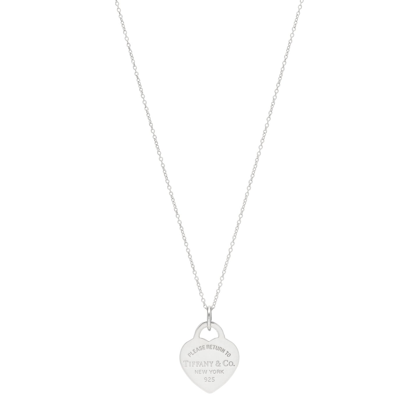 Sterling Silver Small Return to Tiffany Heart Pendant Necklace