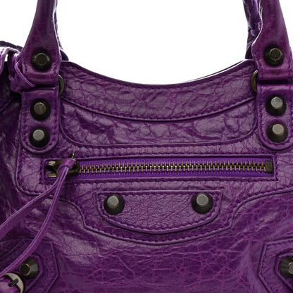 Balenciaga Agneau Classic Hardware Mini City Ultraviolet 9 of 11