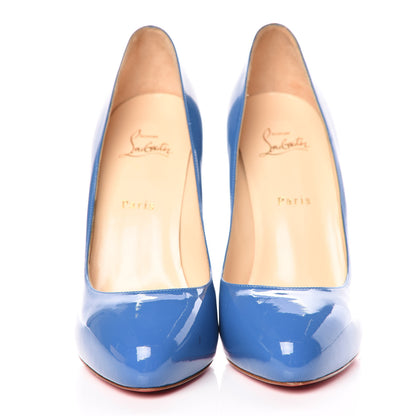 Christian Louboutin Patent New Declic 120 Pumps 41 Royal Blue 2 of 14