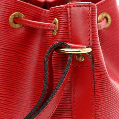 Louis Vuitton Epi Petit Noe Castillan Red 10 of 10