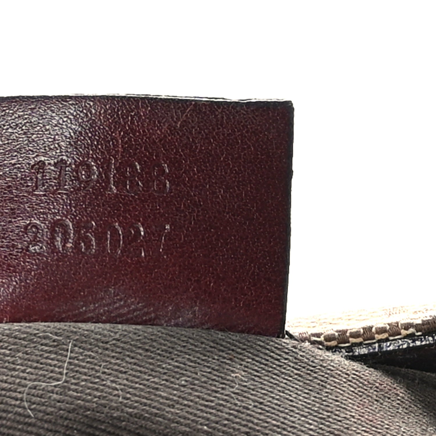 Gucci Monogram Studded Horsebit Clutch Bordeaux 8 of 11