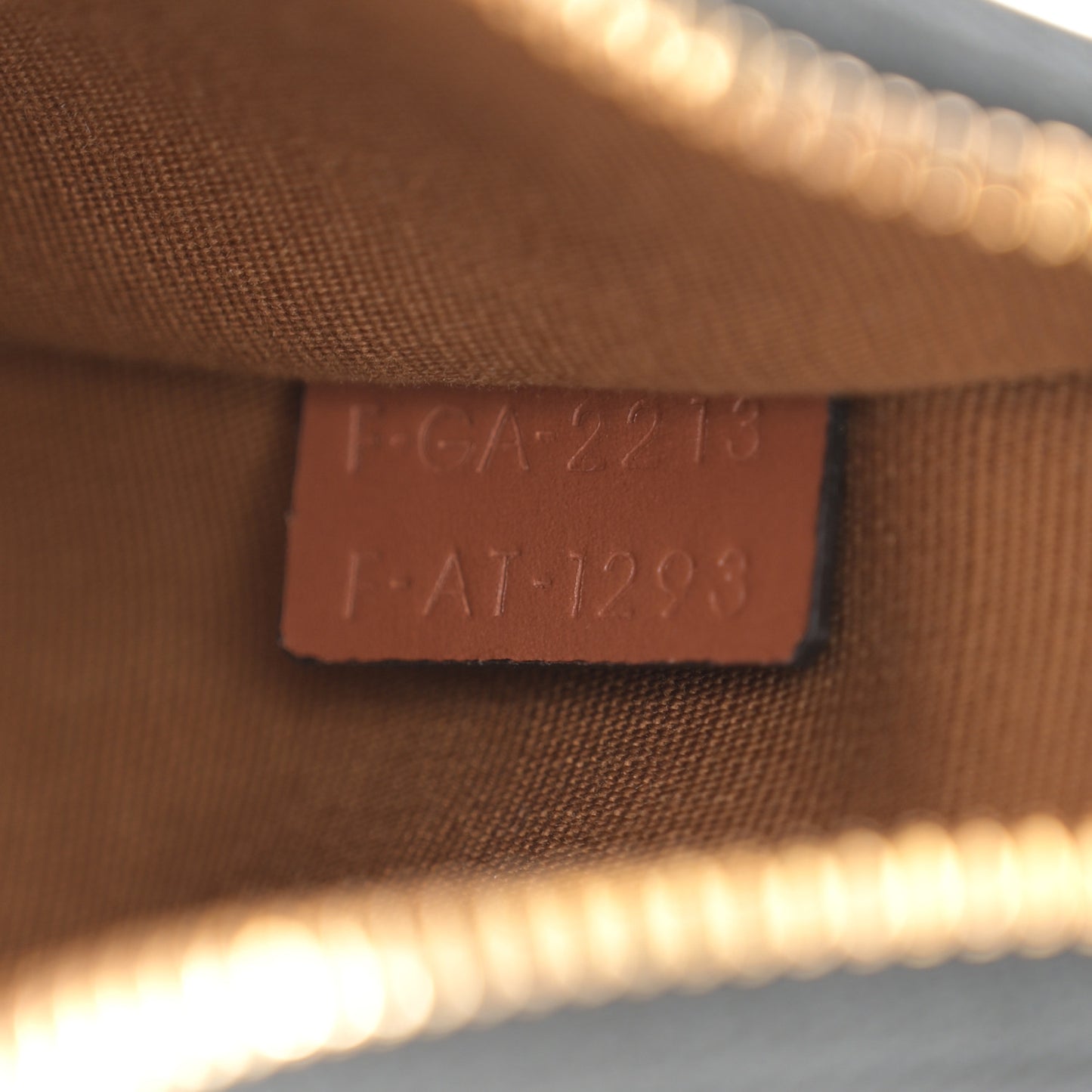 Triomphe Canvas Calfskin Ava Shoulder Bag Tan