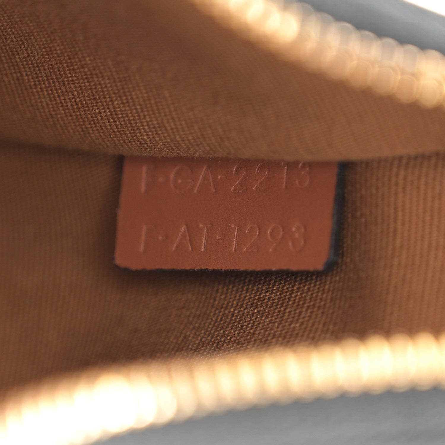 Celine Triomphe Canvas Calfskin Ava Shoulder Bag Tan 7 of 10