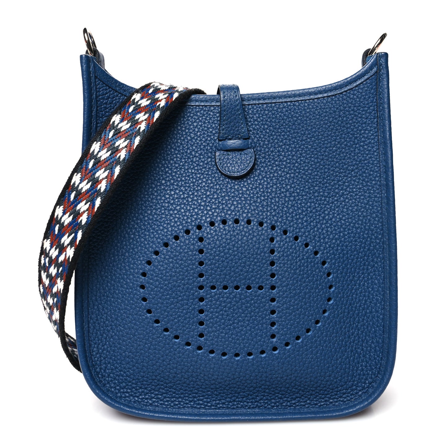 Taurillon Maurice Zigzag Evelyne TPM Deep Bleu Black White Deep Bleu