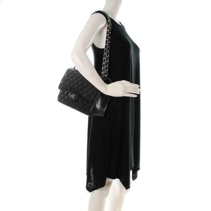 Chanel Caviar Quilted Jumbo Double Flap Black 2 of 7
