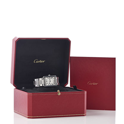 Cartier Stainless Steel 27mm Tank Solo Quartz Watch 9 of 9