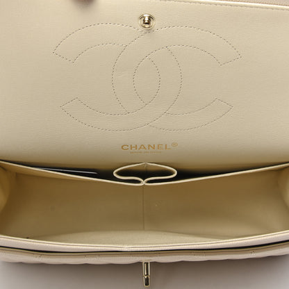 Chanel Caviar Quilted Jumbo Double Flap Beige Clair 6 of 9
