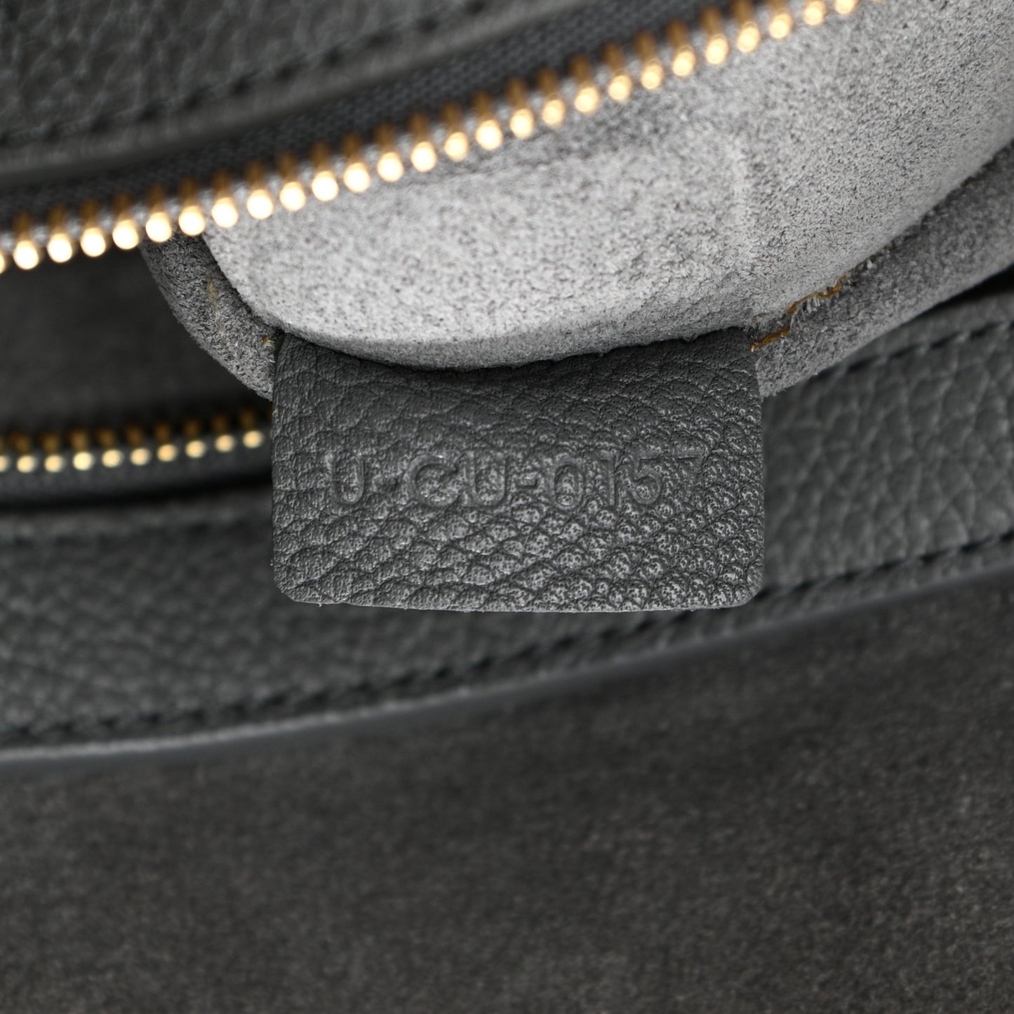 Soft Grained Calfskin Belt Cabas Phantom Medium Grey
