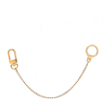 Louis Vuitton Metal Pochette Extender Key Ring Chain Gold 1 of 5