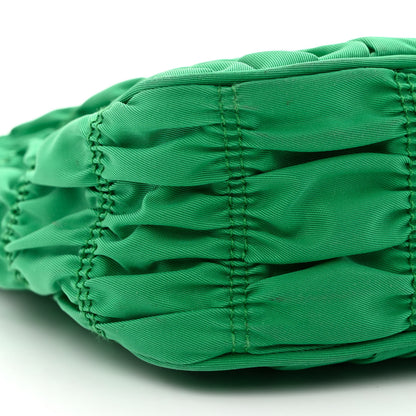 Prada Tessuto Nylon Gaufre Shoulder Bag Menta 10 of 14