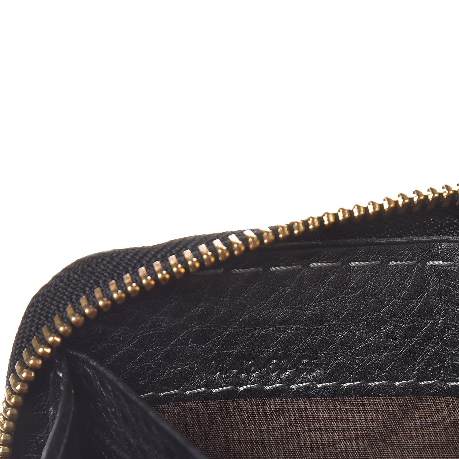 Chloe Grained Calfskin Marcie Long Zip Around Wallet Black 8 of 8