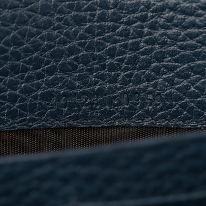 Gucci Dollar Calfskin Crystal Mini Dionysus Chain Wallet Blue Agata Black Diamond 7 of 12