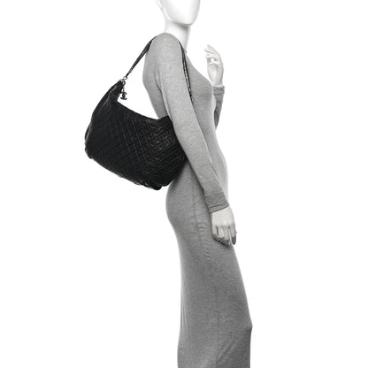 Chanel Lambskin Large Chain Mail Hobo Black 2 of 14