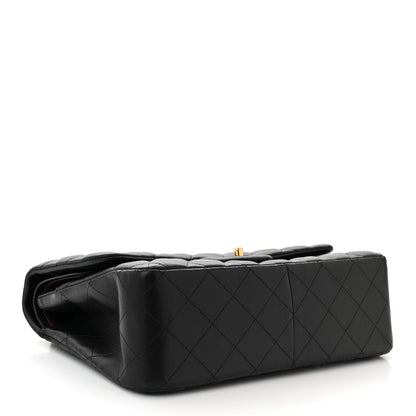 Chanel Lambskin Quilted Jumbo Double Flap Black 4 of 11